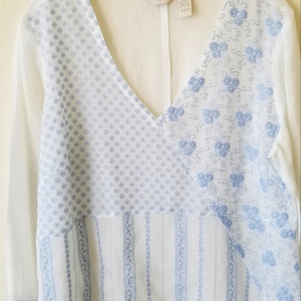 J.Jill blouse  size L like new.